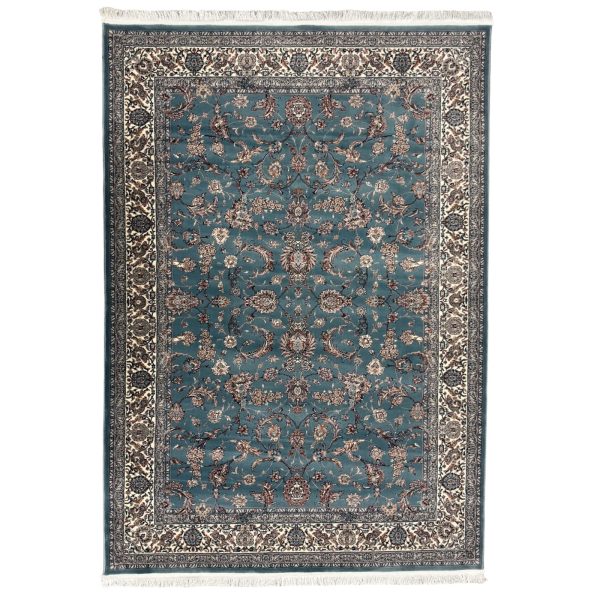 230 x 160cm Persian All Over Blue Nain Machine Made Rug