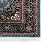 230 X 160cm Persian Kashan Blue Machine Made Rug - Image 5