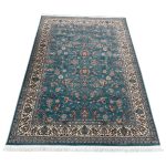 230 x 160cm Persian All Over Blue Nain Machine Made Rug - Image 2