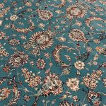 230 x 160cm Persian All Over Blue Nain Machine Made Rug - Image 3