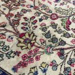 395 x 295cm Persian Vintage Hand Knotted Medallion Tabriz Rug - Image 7