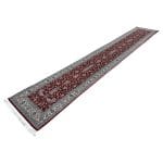 500 x 80cm All Over Floral Persian Kashan Design –Red Runner Rug - Image 5