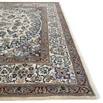345 x 241cm Hand Knotted Persian Nain 9la – Silk And Wool Rug - Image 3