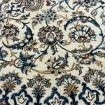 345 x 241cm Hand Knotted Persian Nain 9la – Silk And Wool Rug - Image 6
