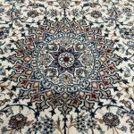 345 x 241cm Hand Knotted Persian Nain 9la – Silk And Wool Rug - Image 7