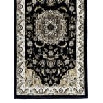800 X 80cm Rugs & Decor / Beautiful Navy Persian Floral Long Passage Runner Rug - Image 4