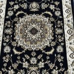 800 X 80cm Rugs & Decor / Beautiful Navy Persian Floral Long Passage Runner Rug - Image 5