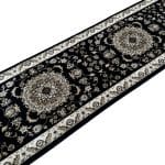 800 X 80cm Rugs & Decor / Beautiful Navy Persian Floral Long Passage Runner Rug - Image 6