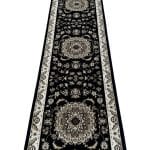 800 X 80cm Rugs & Decor / Beautiful Navy Persian Floral Long Passage Runner Rug - Image 7