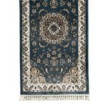 800 X 80cm Rugs & Decor / Blue Floral Fine Turkish Passage Runner Rug - Image 4
