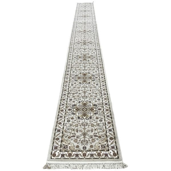 800 x 80 cm Persian Medallion Floral Runner Rug – Elegant Machine Made Long Rug
