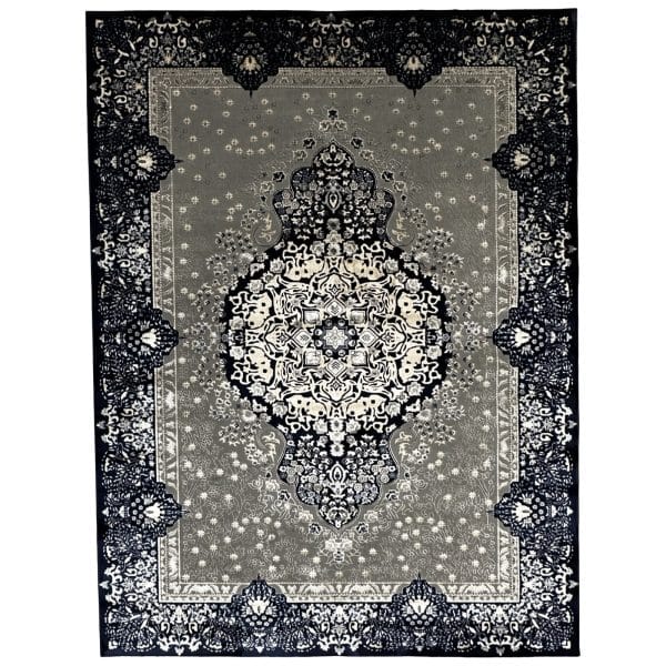 340 x 240cm Kerman Design Big Medallion Woven Persian Style Rug