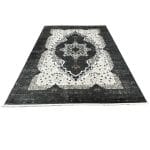340 X 240cm Persian Kerman Design Grey & Beige Classic Oriental Rug - Image 2