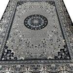 340 x 240 cm Oriental Persian Design Grey & Blue Rug - Image 5