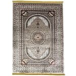 340 x 230cm Persian Mashad Design Machine Made Beige Rug