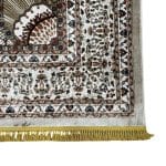340 x 230cm Persian Mashad Design Machine Made Beige Rug - Image 4