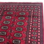 204 x 124cm Hand Knotted Bokhara Wool Rug - Image 4