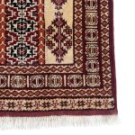 153 x 100cm Hand Knotted Bokhara Rug - Image 6