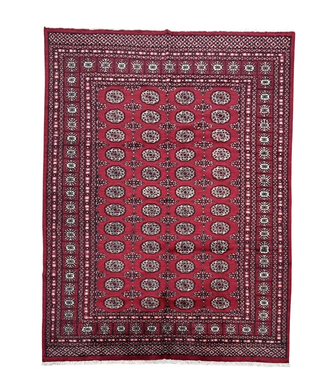 IMG_0188 257 x 169cm Hand Knotted Bokhara Wool Rug - Image 1