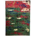 240 x 169cm Hand Knotted Afghan Modern Design Chobi Wool Rug