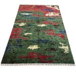 240 x 169cm Hand Knotted Afghan Modern Design Chobi Wool Rug - Image 3