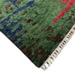 240 x 169cm Hand Knotted Afghan Modern Design Chobi Wool Rug - Image 7