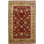 276 x 171cm Hand Knotted Afghan Chobi Oriental Wool Rug