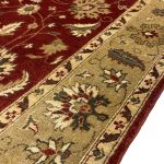 276 x 171cm Hand Knotted Afghan Chobi Oriental Wool Rug - Image 7