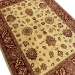 229 x 177cm Hand Knotted Afghan Chobi Wool Rug - Image 2