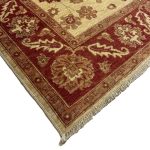229 x 177cm Hand Knotted Afghan Chobi Wool Rug - Image 4
