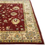 296 x 196cm Hand Knotted Afghan Chobi Ziegler Wool Rug - Image 5