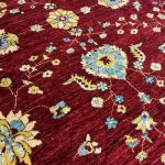 296 x 196cm Hand Knotted Afghan Chobi Ziegler Wool Rug - Image 6