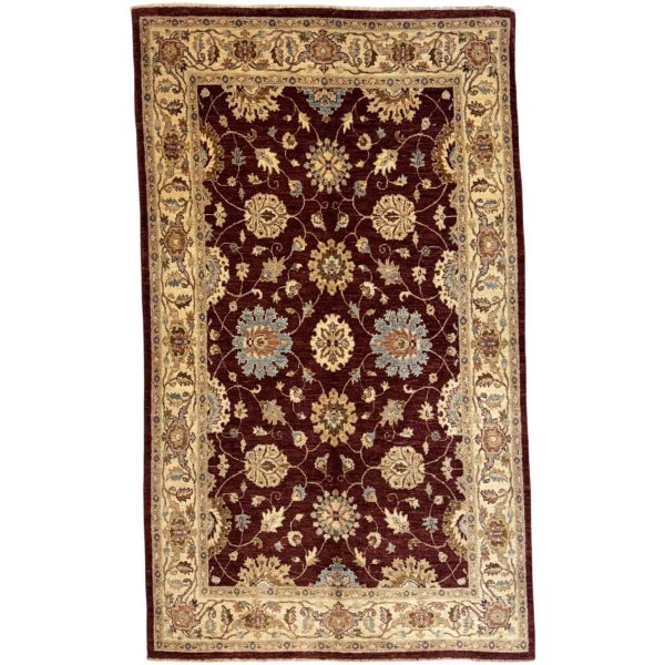 269 x 158cm Hand Knotted Afghan Chobi Ziegler Wool Rug