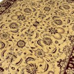 238 x 172cm Hand Knotted Beljik Chobi Belgian Wool Rug - Image 5