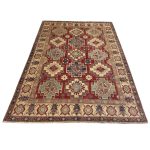 268 x 191cm Hand Knotted Afghan Kazak Wool Rug - Image 3