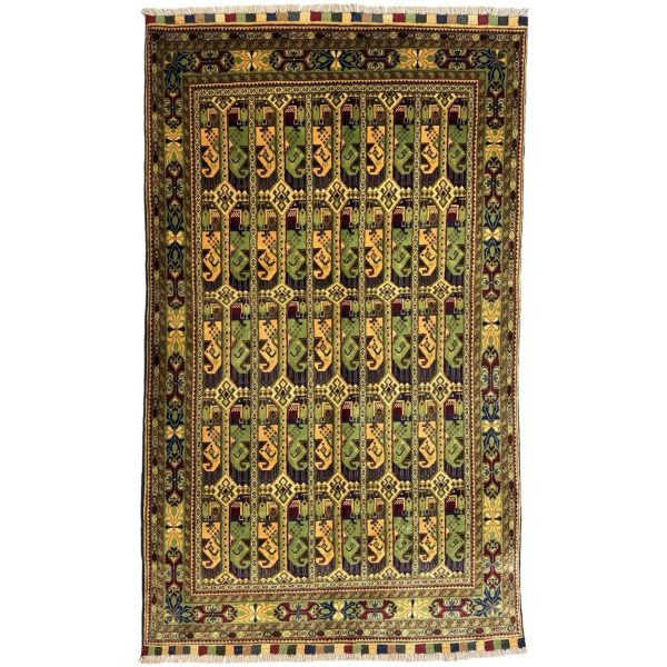 265 x 155cm Hand Knotted Afghan Tashqandi – Wool Rug