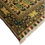 265 x 155cm Hand Knotted Afghan Tashqandi – Wool Rug - Image 5