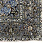 455 x 278cm Hand Knotted Persian Kashan Cream Wool Rug - Image 8