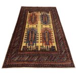 285 x 172cm Hand Knotted Tribal Afghan Turkmen – Wool Rug - Image 3