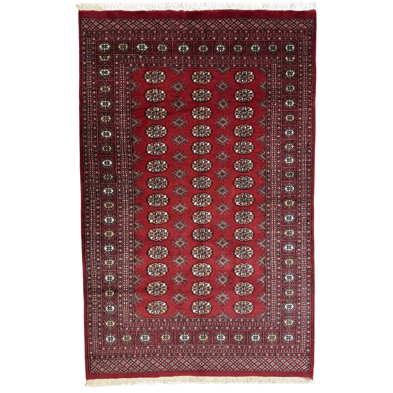 IMG_1115 248 x 158cm Hand Knotted Karachi Bokhara – Wool Rug - Image 1