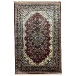 275 x 180cm Hand Knotted Indian Jaipur Oriental Rug