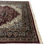 275 x 180cm Hand Knotted Indian Jaipur Oriental Rug - Image 7