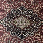 282 x 183cm Hand Knotted Indian Jaipur Oriental Rug - Image 6