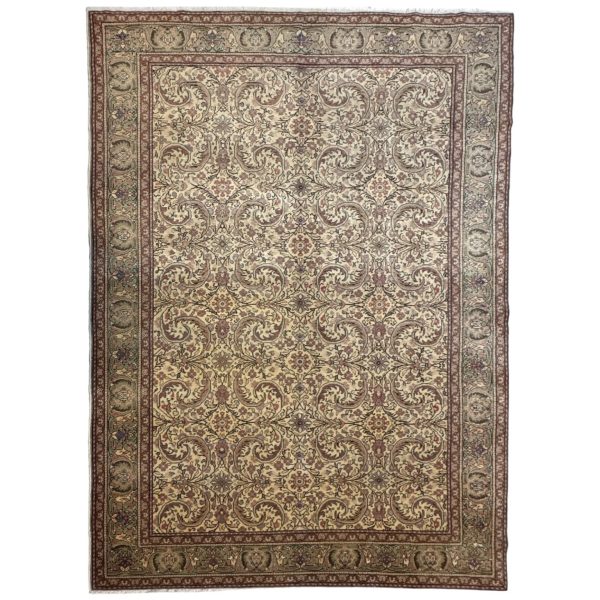 289 x 198cm Hand Knotted Turkish Vintage Oushak – Wool Rug