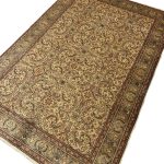 289 x 198cm Hand Knotted Turkish Vintage Oushak – Wool Rug - Image 2