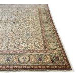 289 x 198cm Hand Knotted Turkish Vintage Oushak – Wool Rug - Image 4