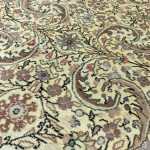 289 x 198cm Hand Knotted Turkish Vintage Oushak – Wool Rug - Image 5