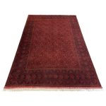290 x 200cm Hand Knotted Turkmen Başiri – Wool Rug - Image 4