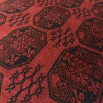 282 x 187cm Hand Knotted Afghan Akche – Wool Rug - Image 6