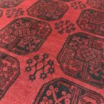 293 x 200cm Hand Knotted Afghan Akche – Wool Rug - Image 5